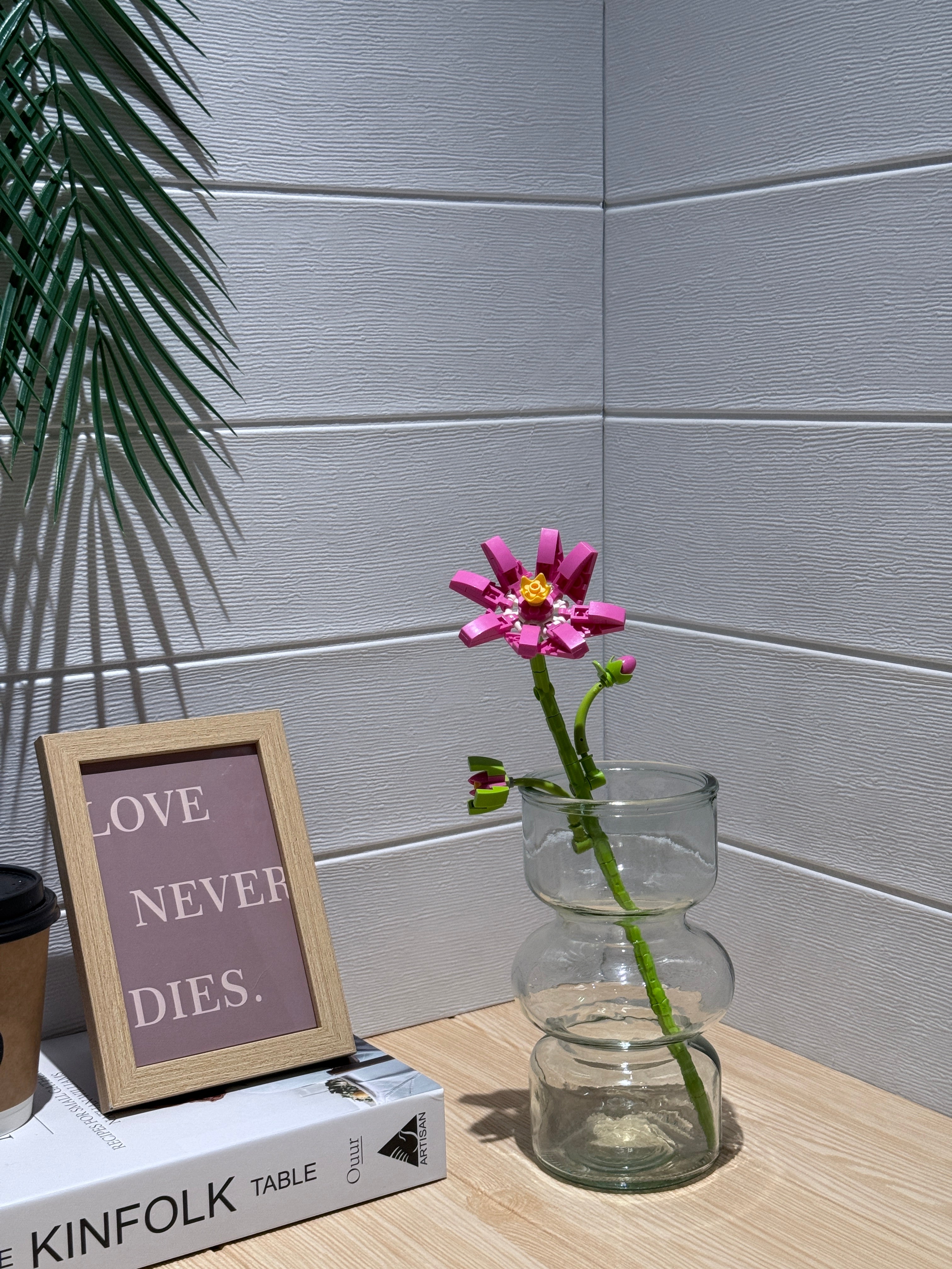 BlockGarden Cosmos Brick Flower | Buildable DIY Eternal Bouquet