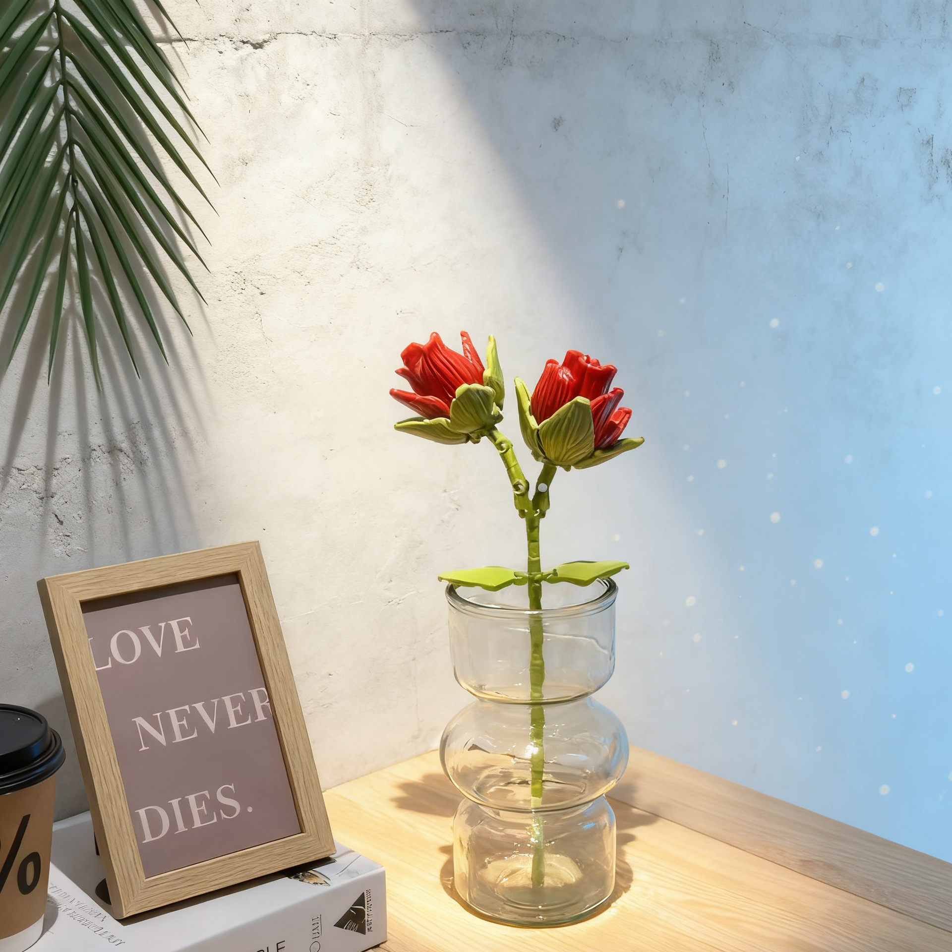 BlockGarden Red Rose Brick Flower | The Eternal Symbol of Love