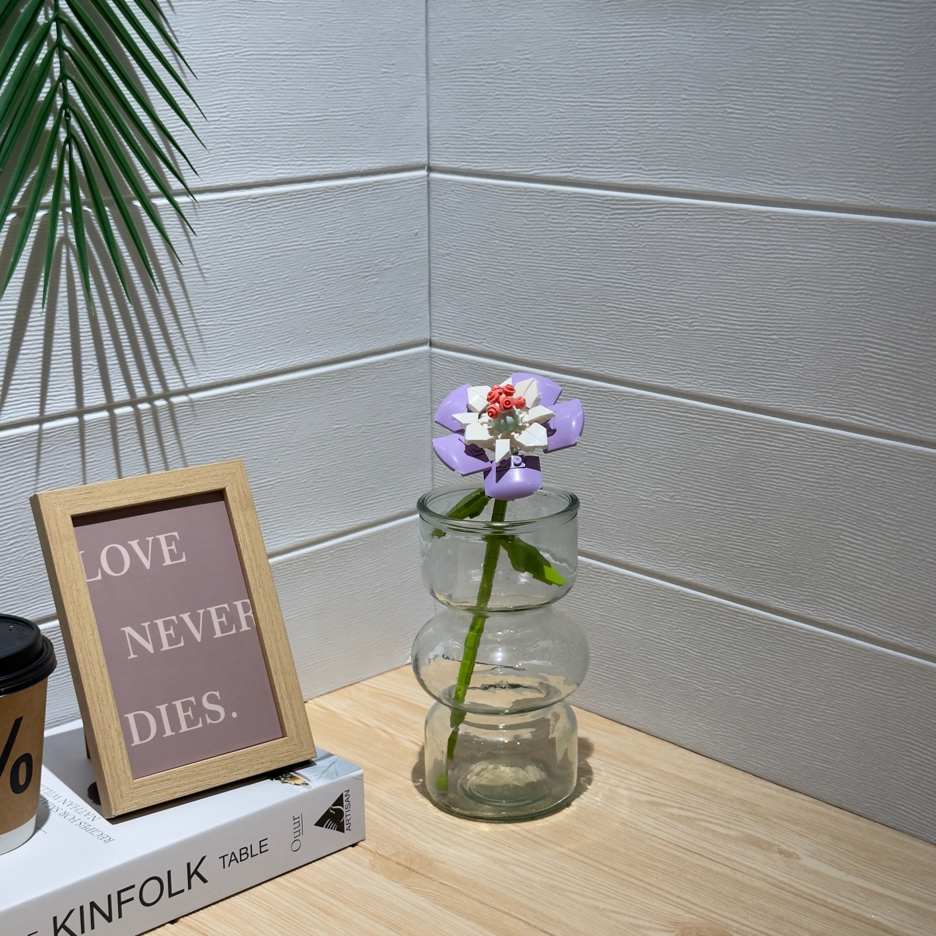 BlockGarden Hibiscus Brick Flower | Delicate Charm & Lasting Joy