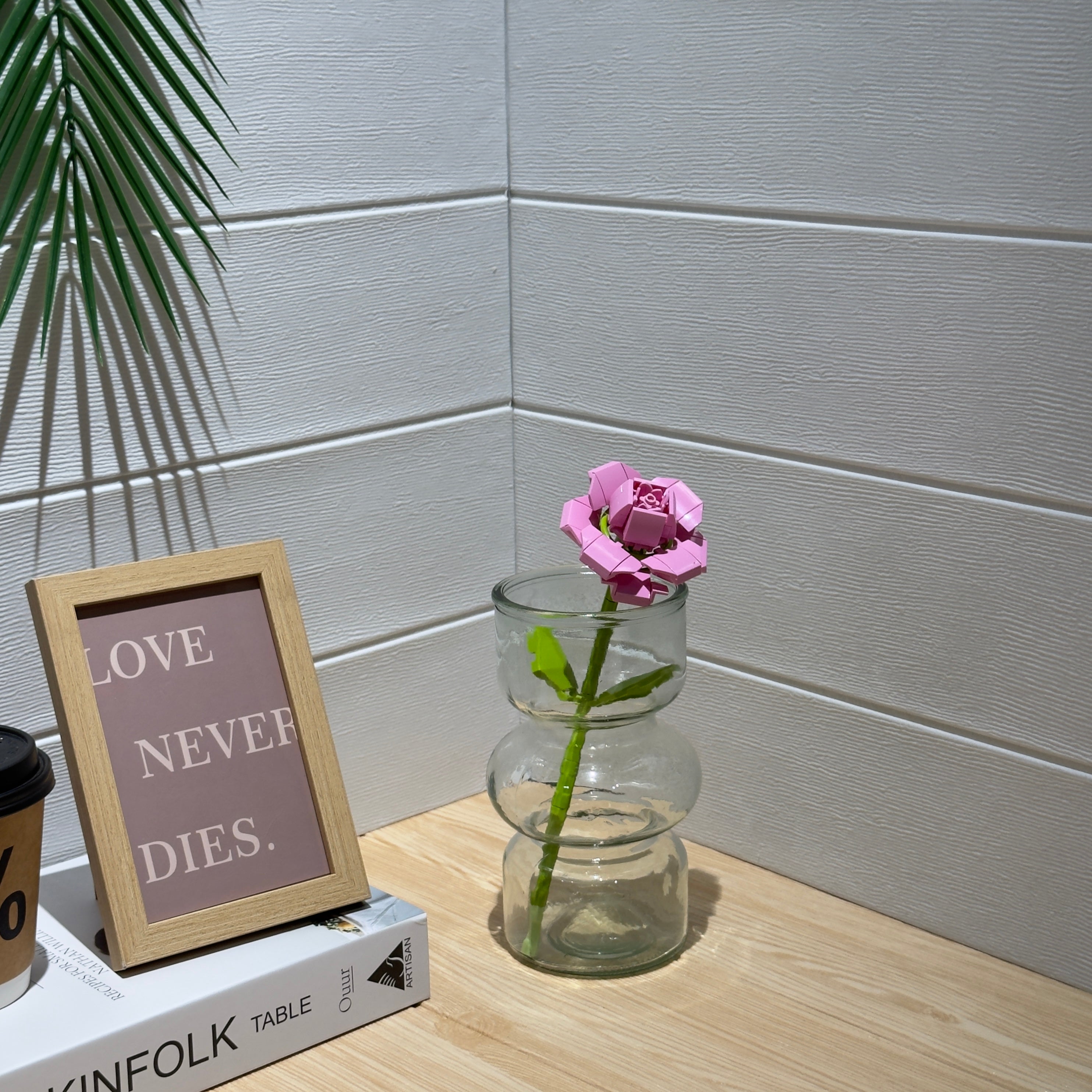 BlockGarden China Rose Brick Flower | Eternal Blooms of Grace & Resilience