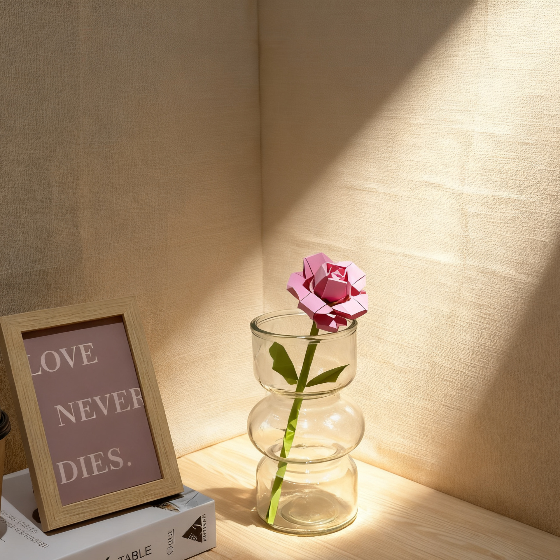 BlockGarden China Rose Brick Flower | Eternal Blooms of Grace & Resilience