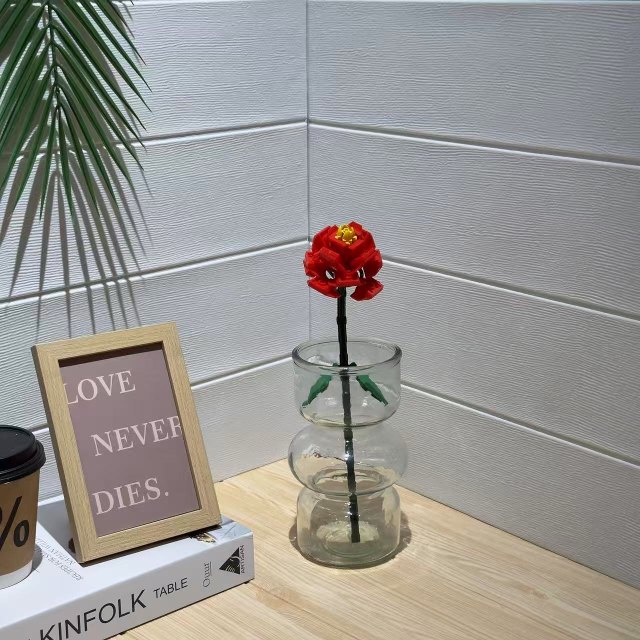 BlockGarden Peony Brick Flower | The King of Flowers in Eternal Bloom