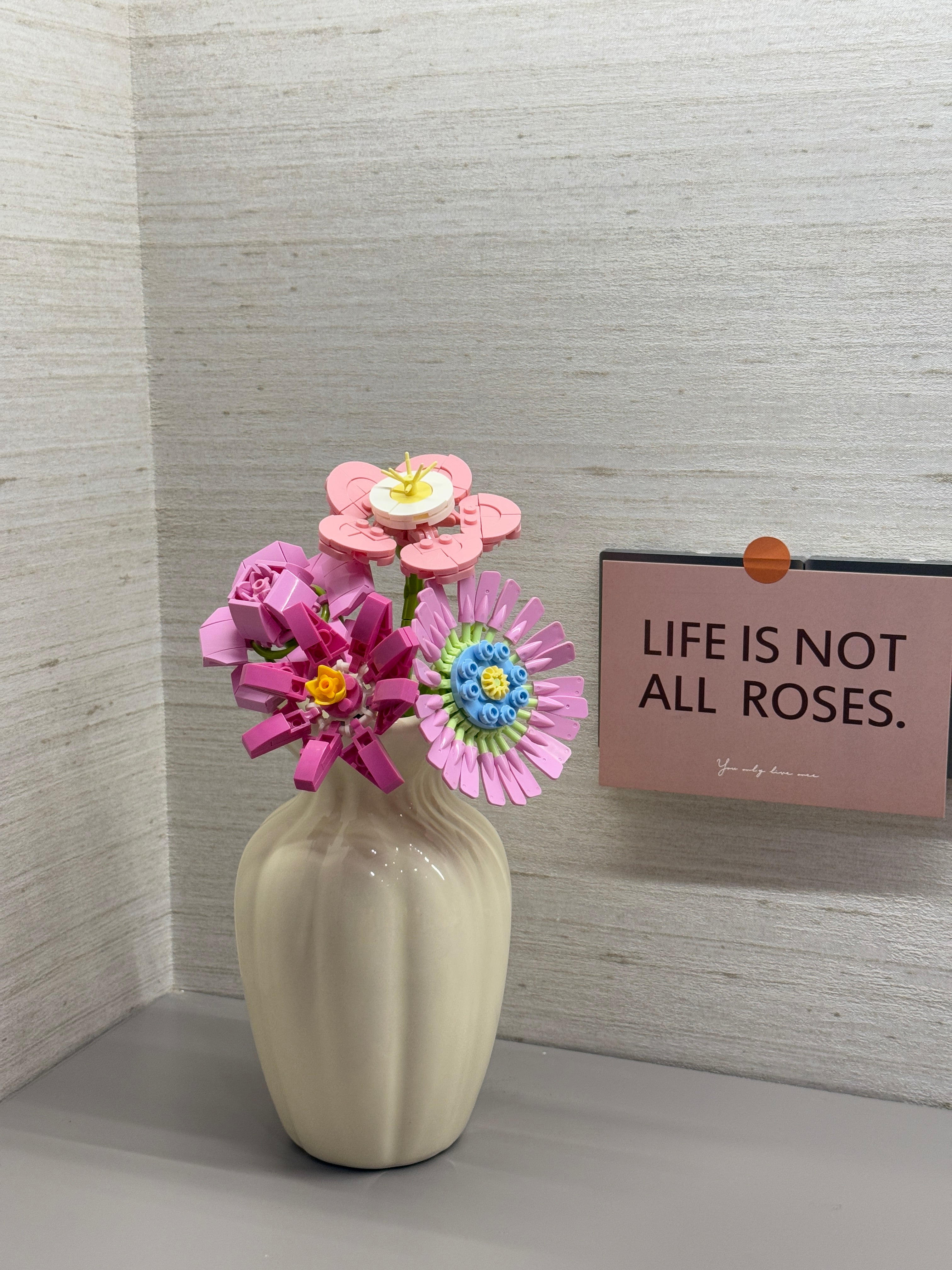 BlockGarden Joyful Blossoms Bouquet | 4-Piece Collector's Set