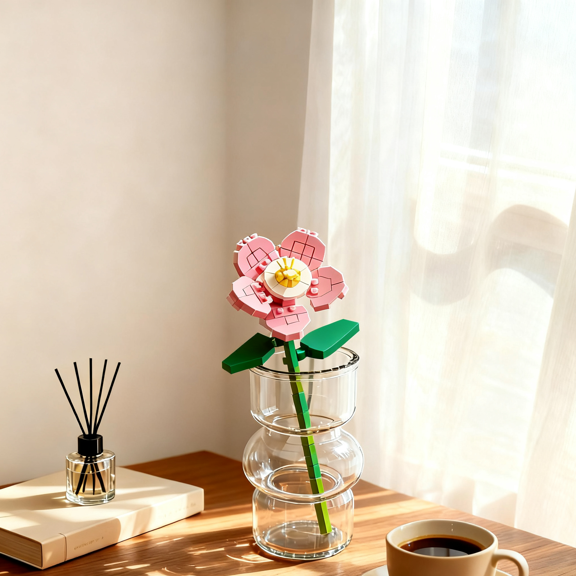 BlockGarden Wood Sorrel Brick Flower | A Touch of Playful Charm