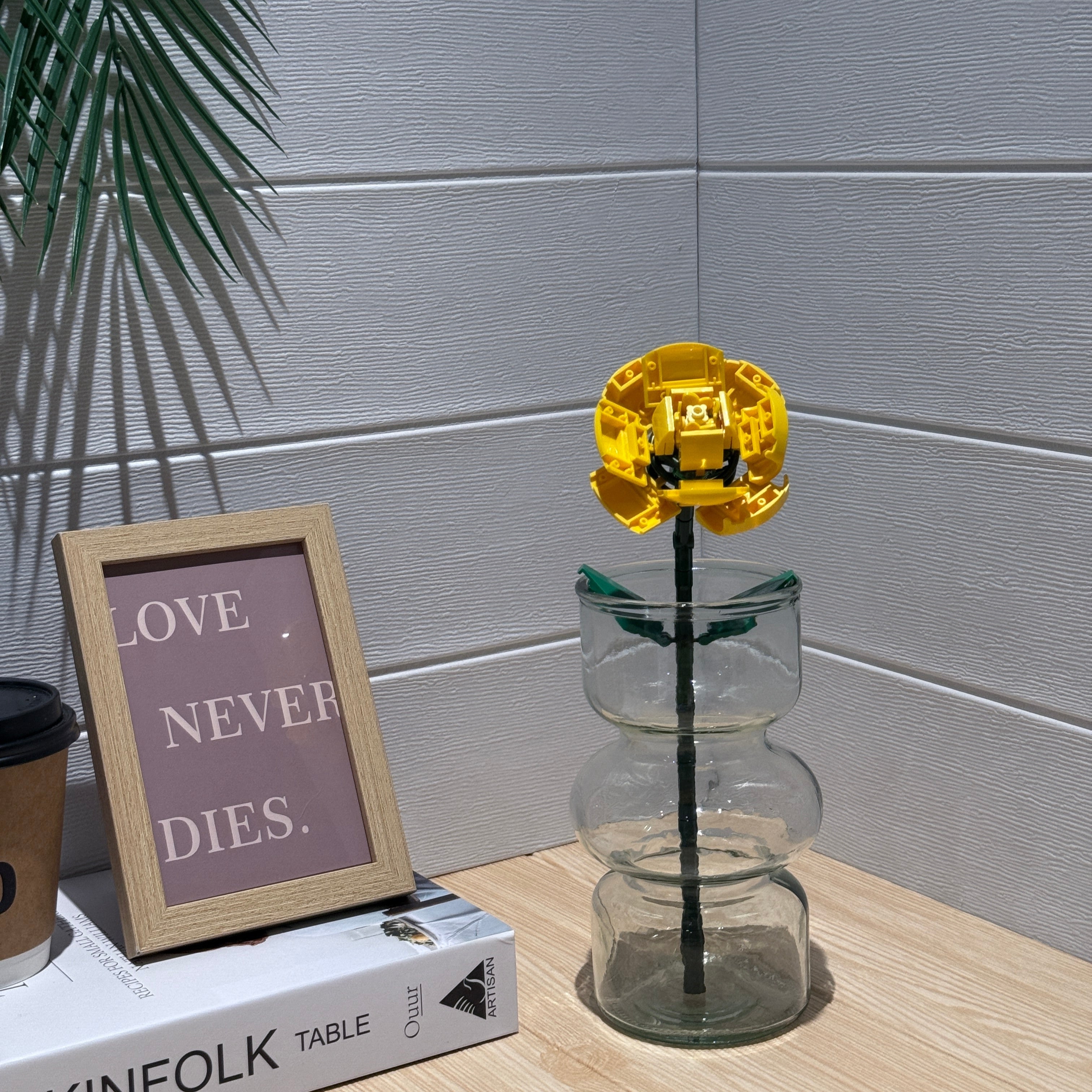BlockGarden Yellow Rose Brick Flower | The Iconic Symbol of Eternal Love