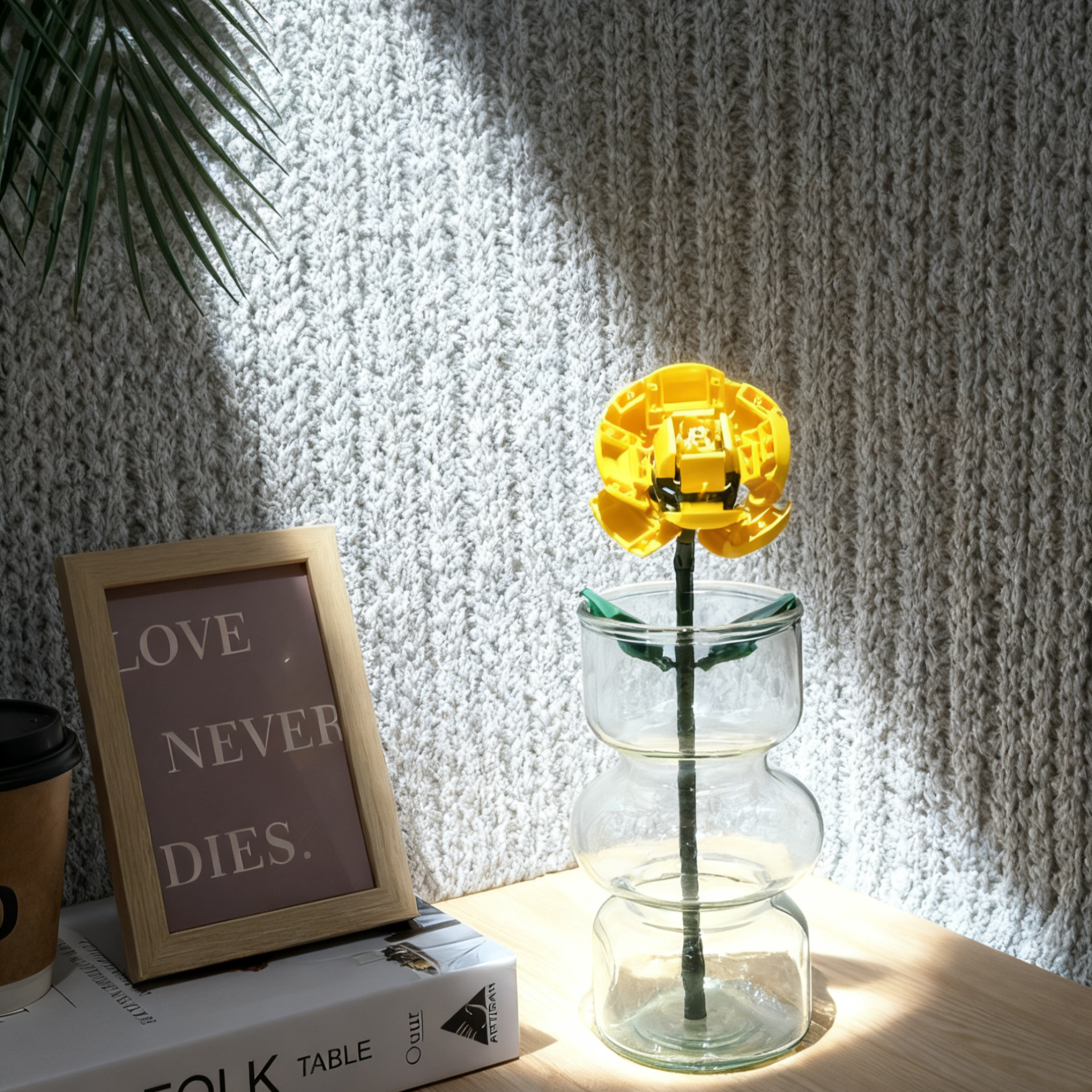 BlockGarden Yellow Rose Brick Flower | The Iconic Symbol of Eternal Love