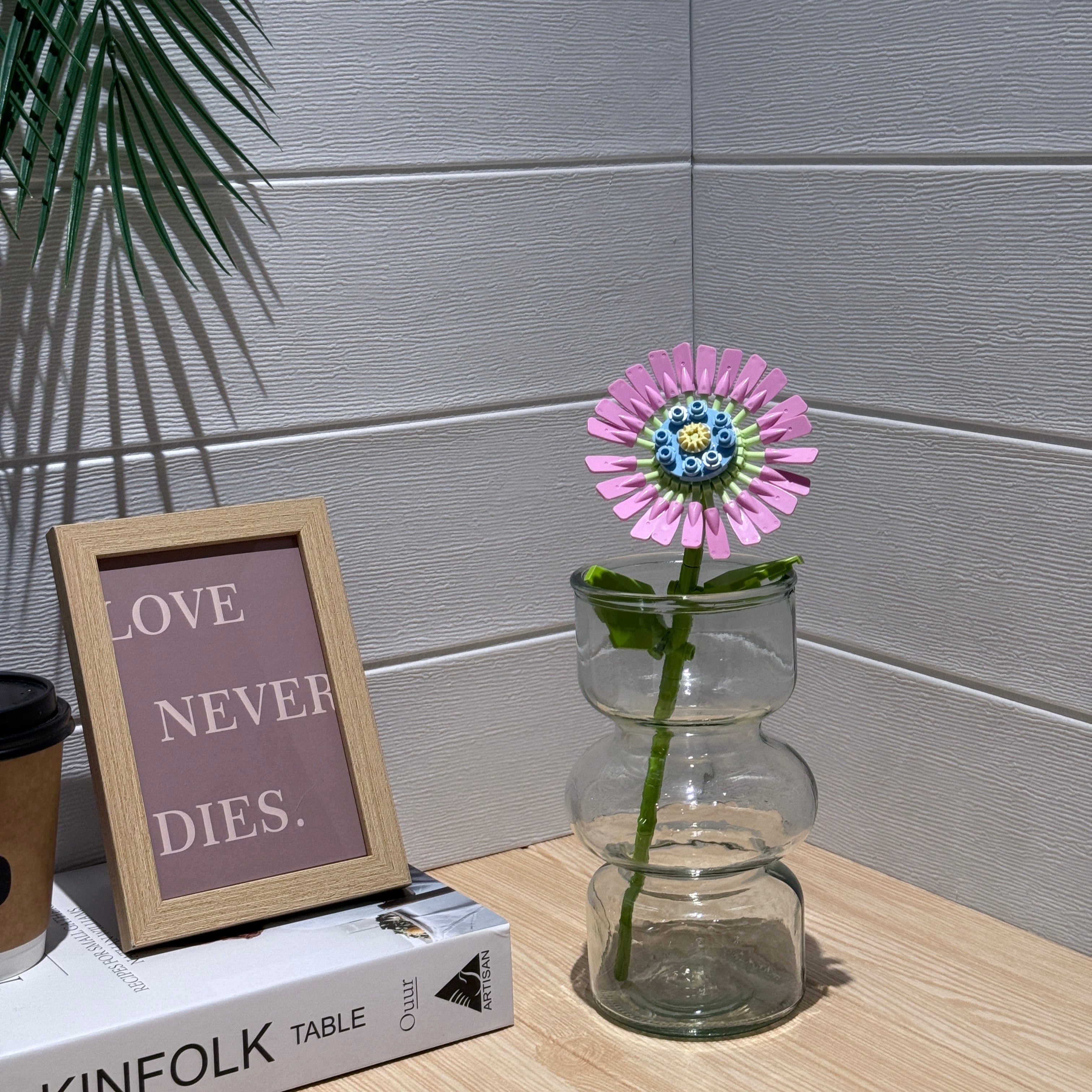 BlockGarden Zinnia Brick Flower | A Burst of Colorful Joy